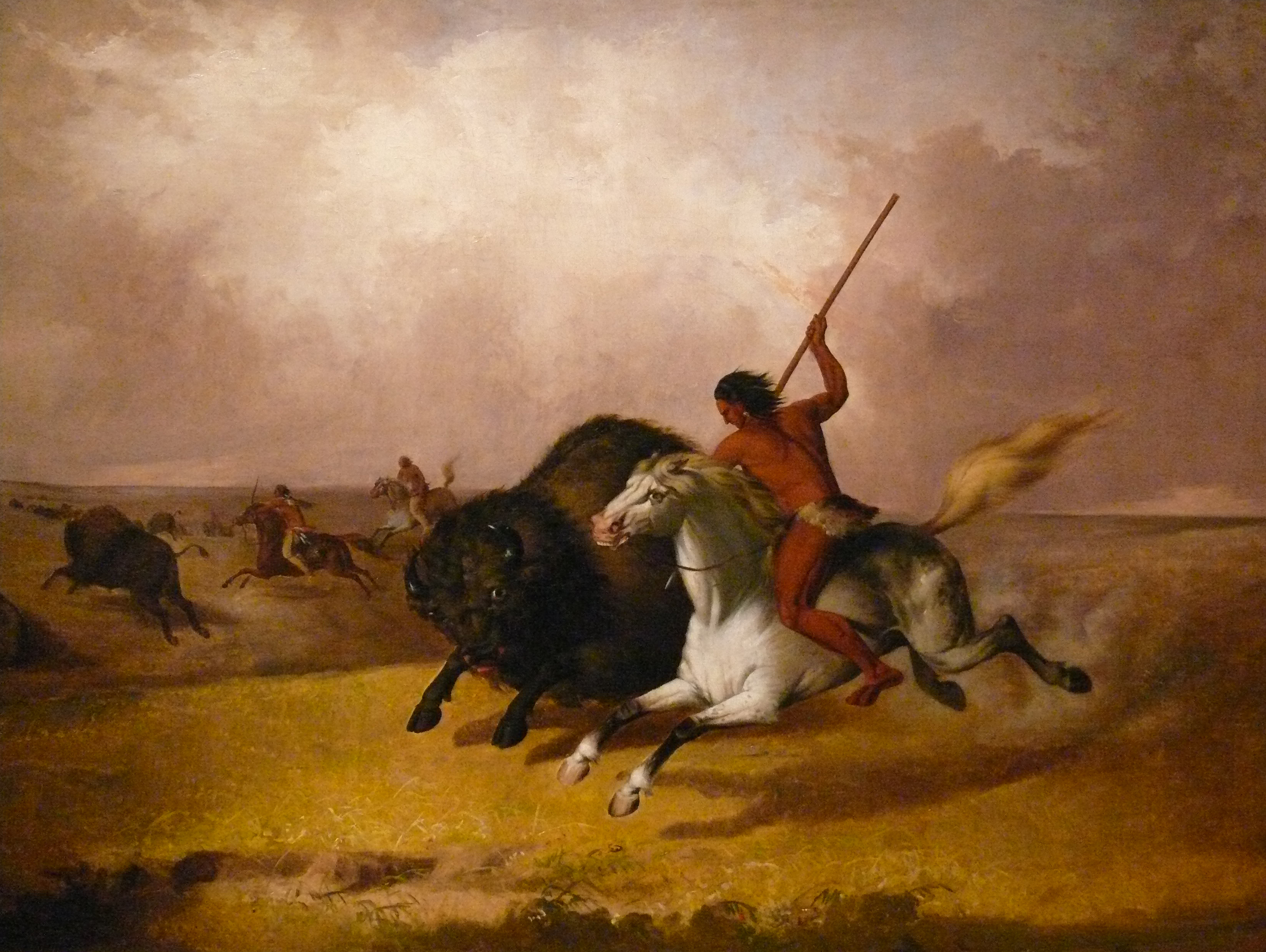 http://upload.wikimedia.org/wikipedia/commons/3/38/Buffalo_hunt_on_the_Southwestern_plains.jpg